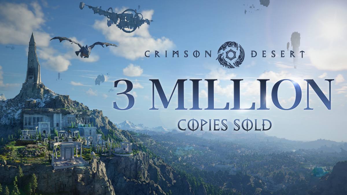 Crimson Desert sold 3 million copies in four days