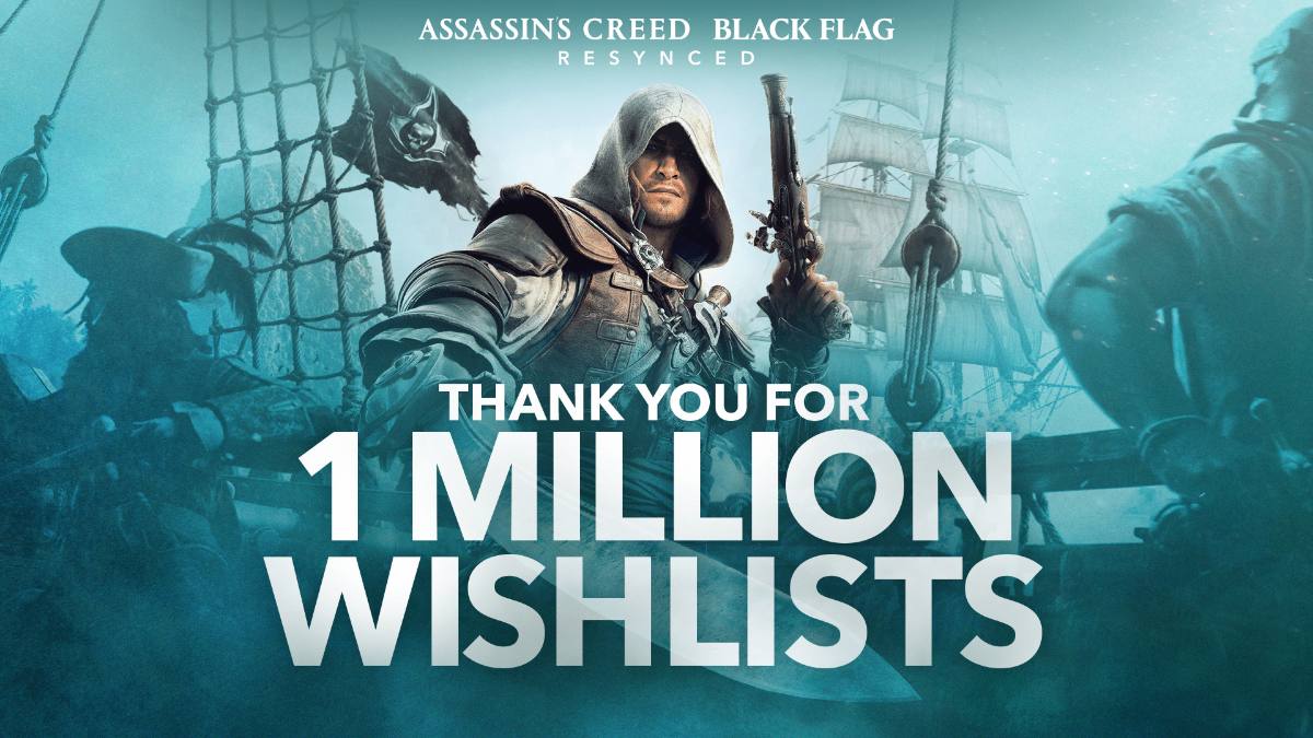 The Black Flag Remake has been added to wishlists over a million times