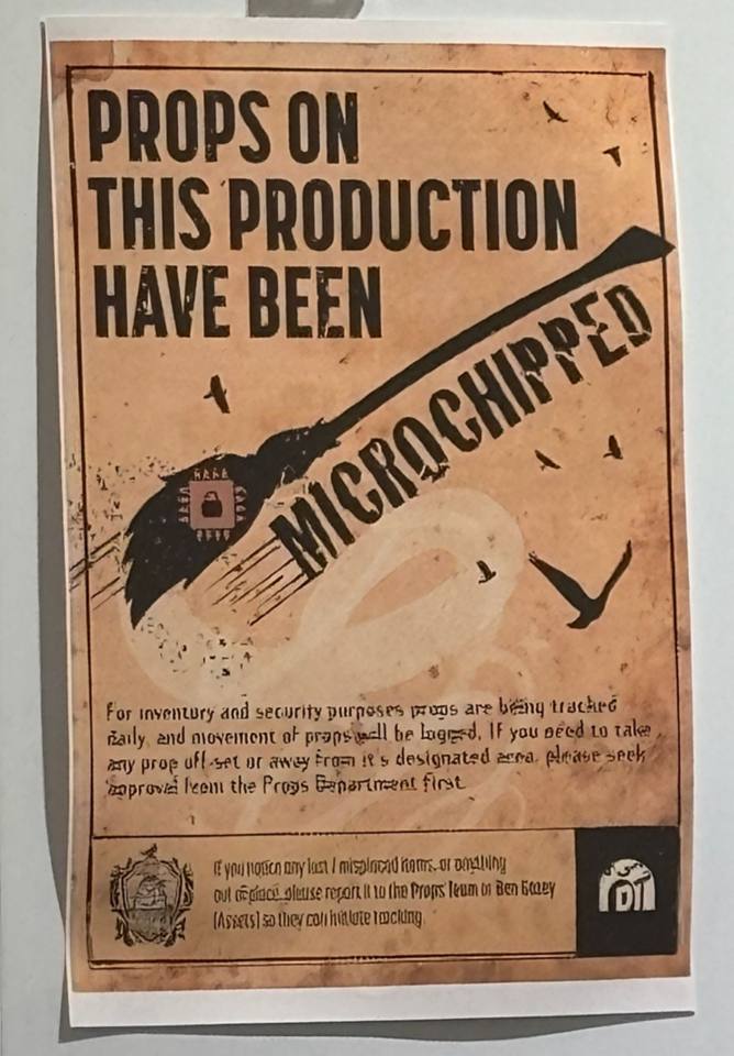 "Harry Potter" Props Protected from Theft with Chips