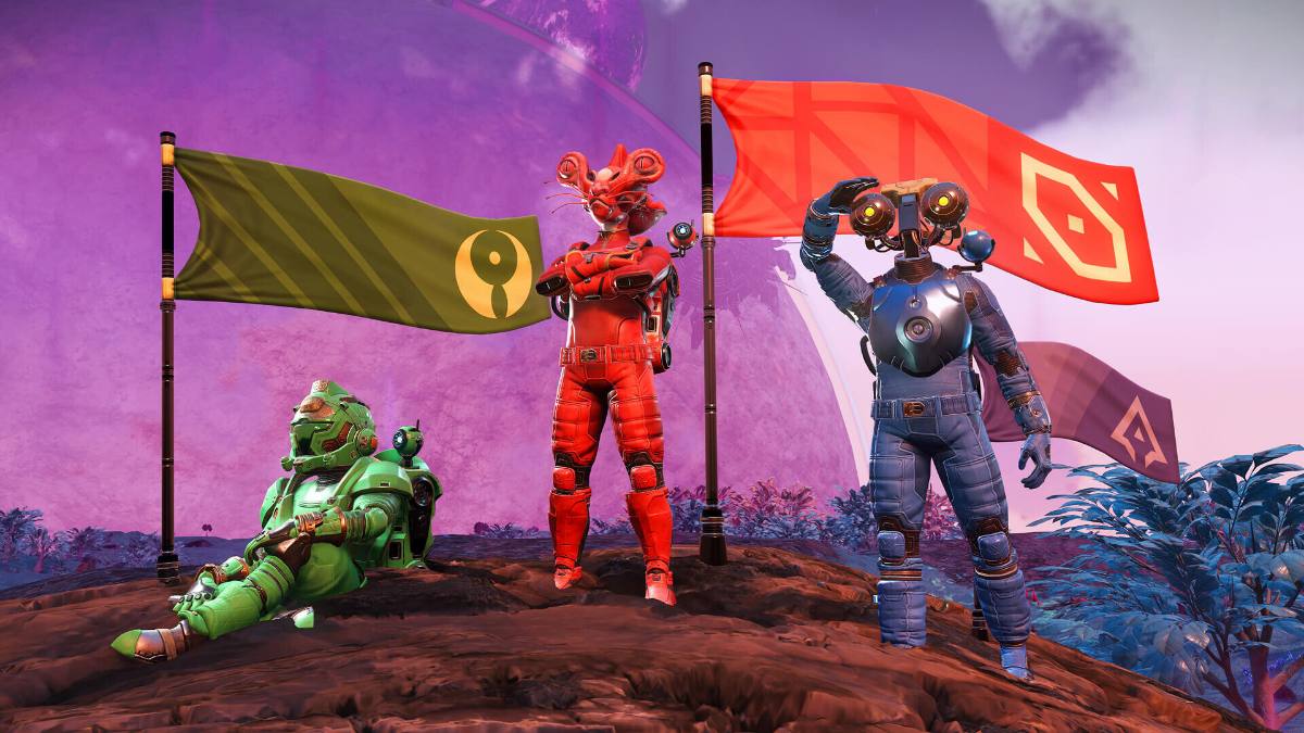 No Man's Sky received the The Swarm update — The Galaxy is threatened by the Hive Ship