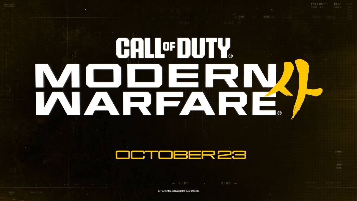 Call of Duty: Modern Warfare 4 will be released on October 23