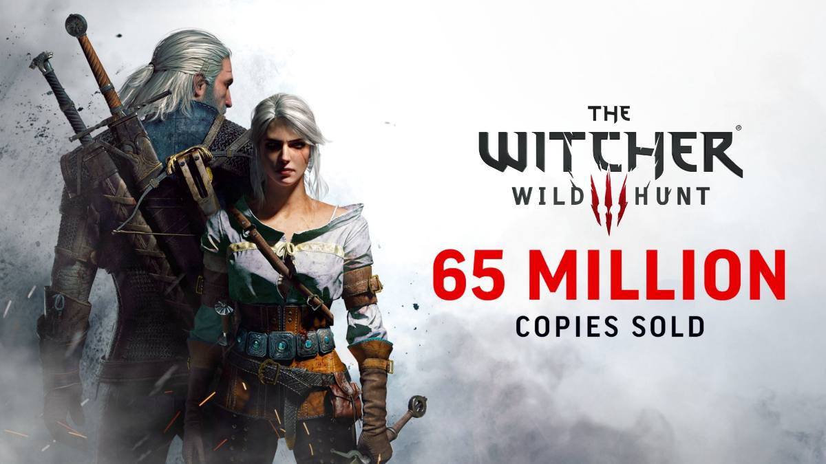 "The Witcher 3" has surpassed 65 million copies sold